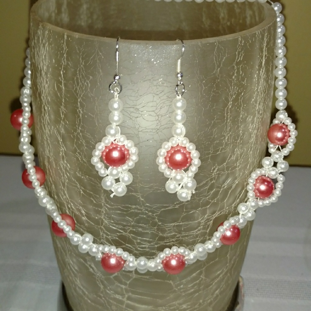 Necklace and earrings